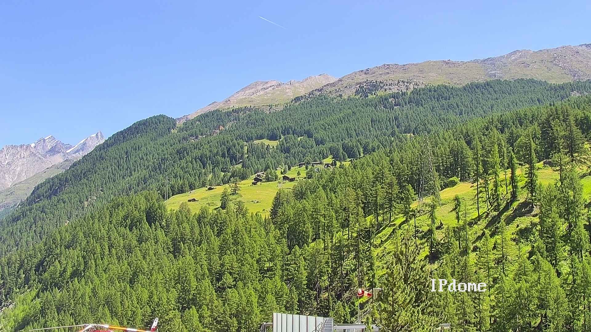 Archiv Foto Webcam Heliport Zermatt