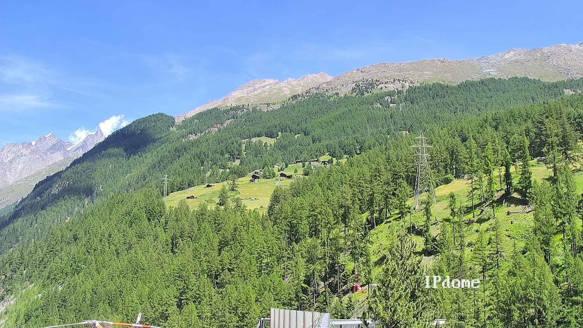Archiv Foto Webcam Heliport Zermatt