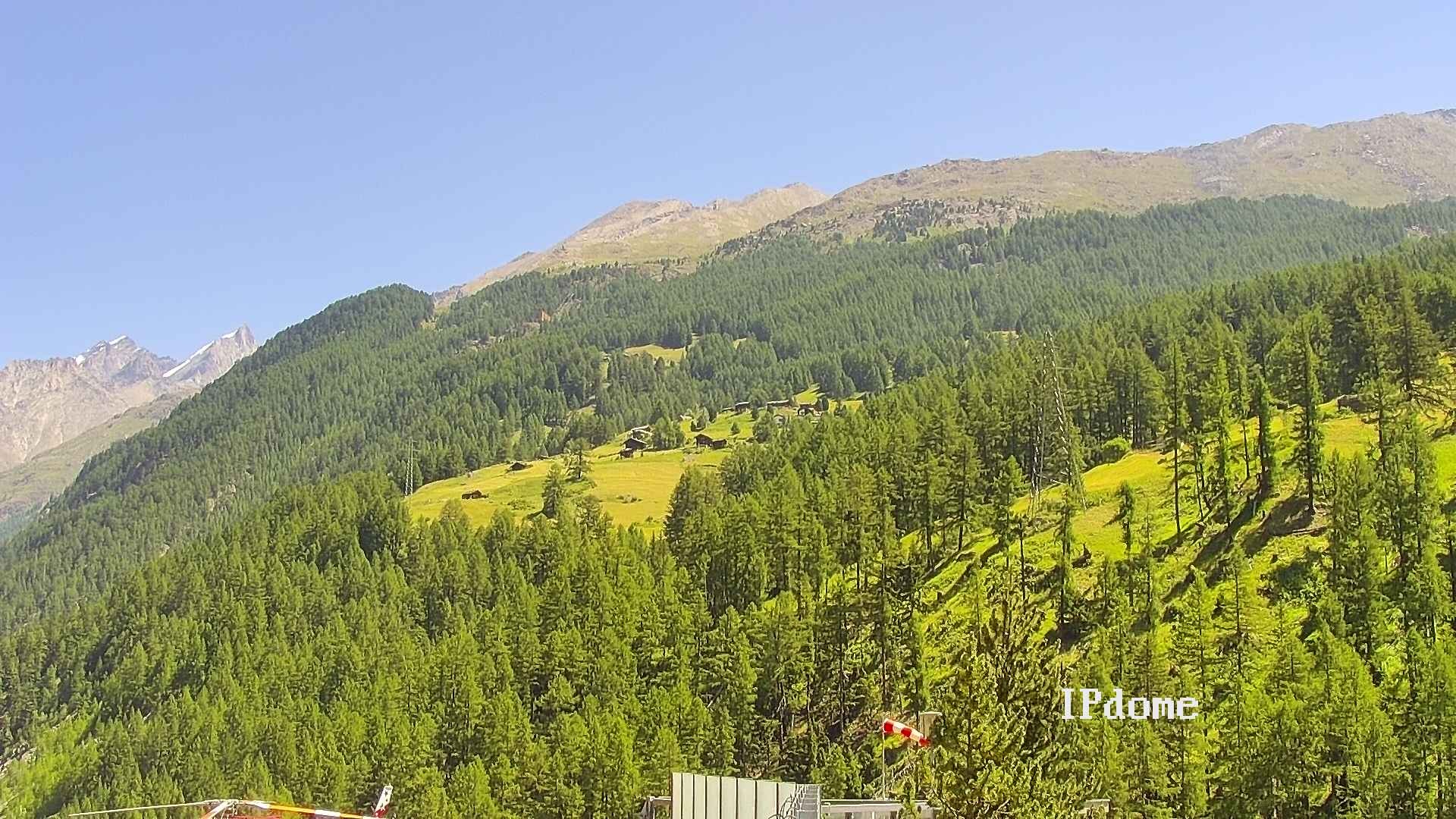 Archiv Foto Webcam Heliport Zermatt