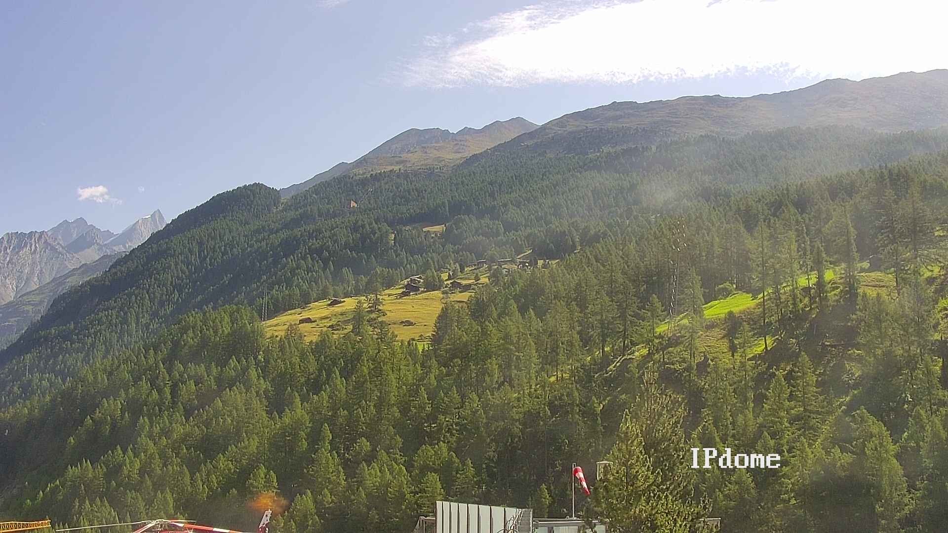 Archiv Foto Webcam Heliport Zermatt