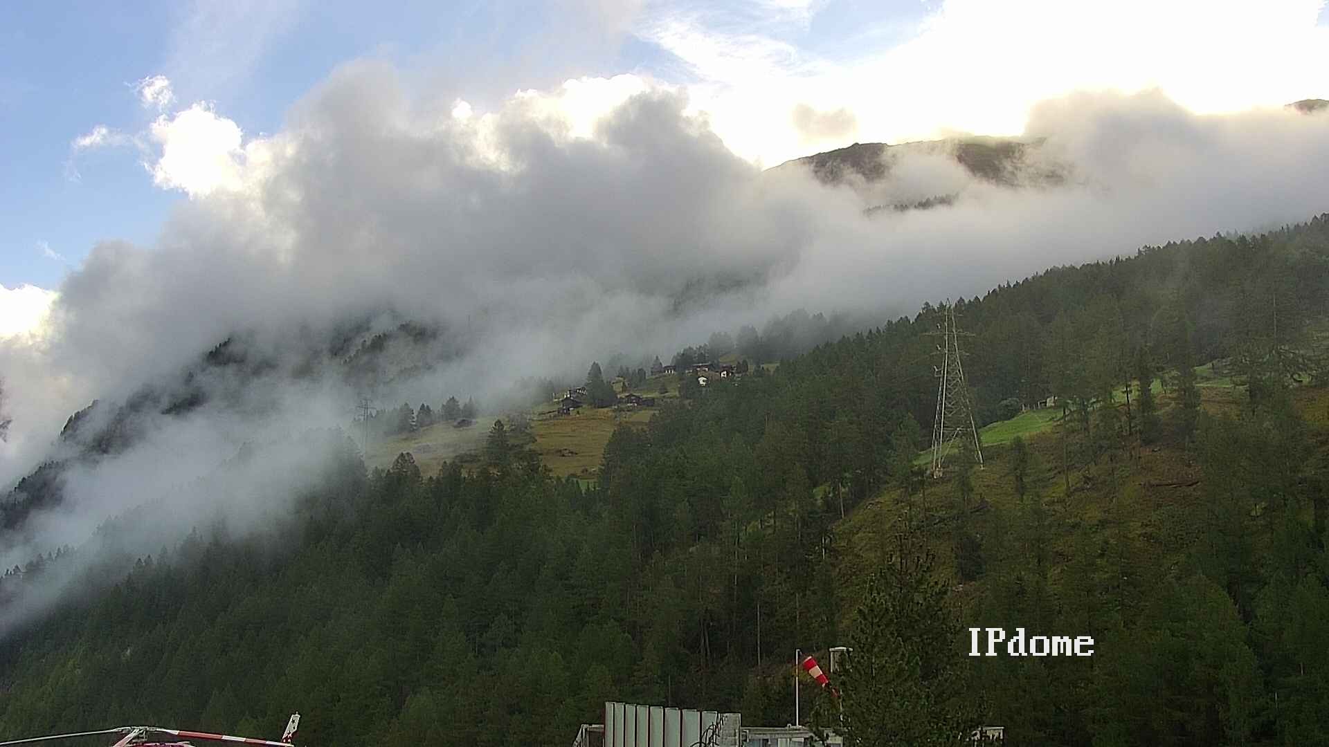 Archiv Foto Webcam Heliport Zermatt