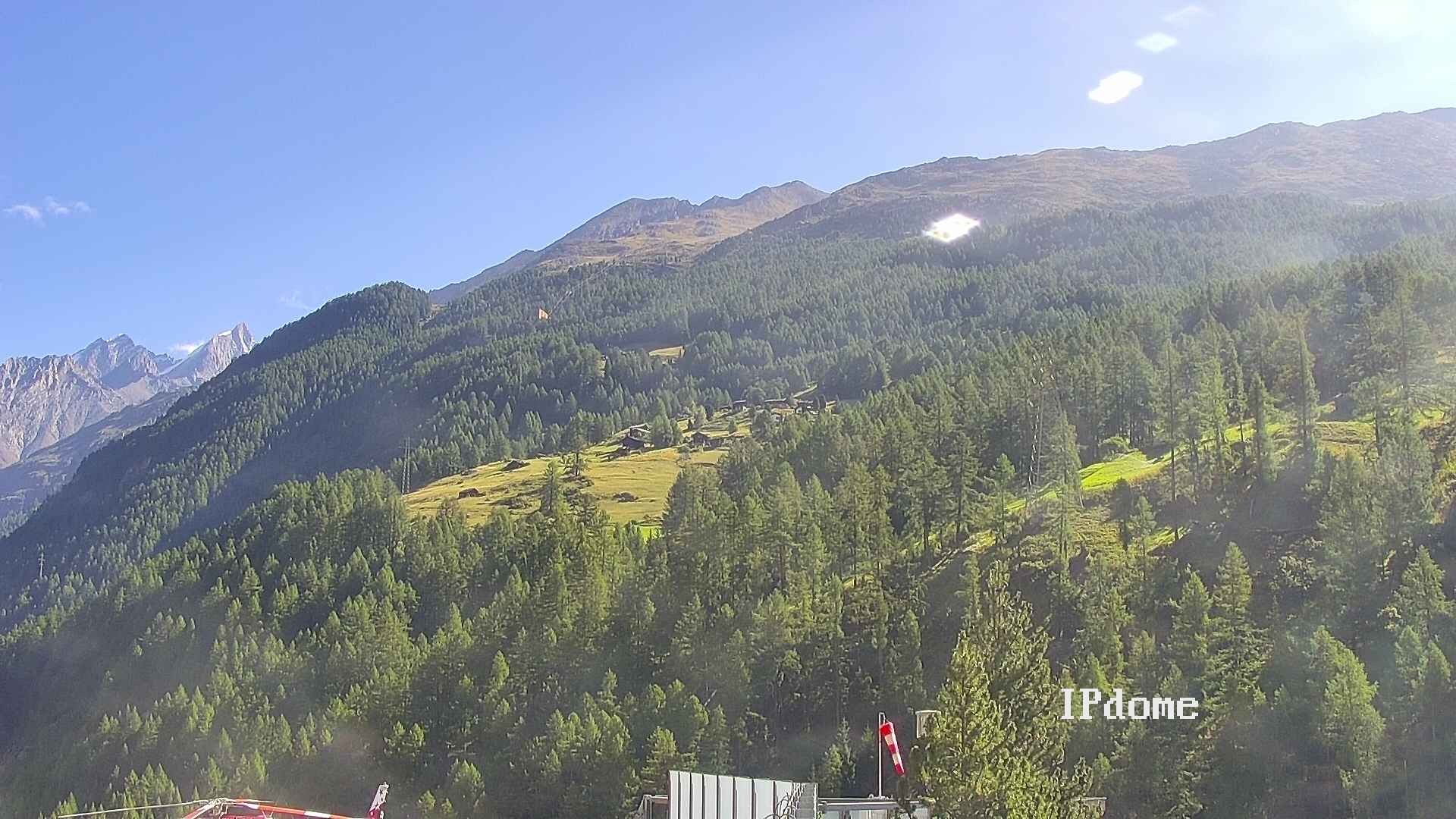 Archiv Foto Webcam Heliport Zermatt