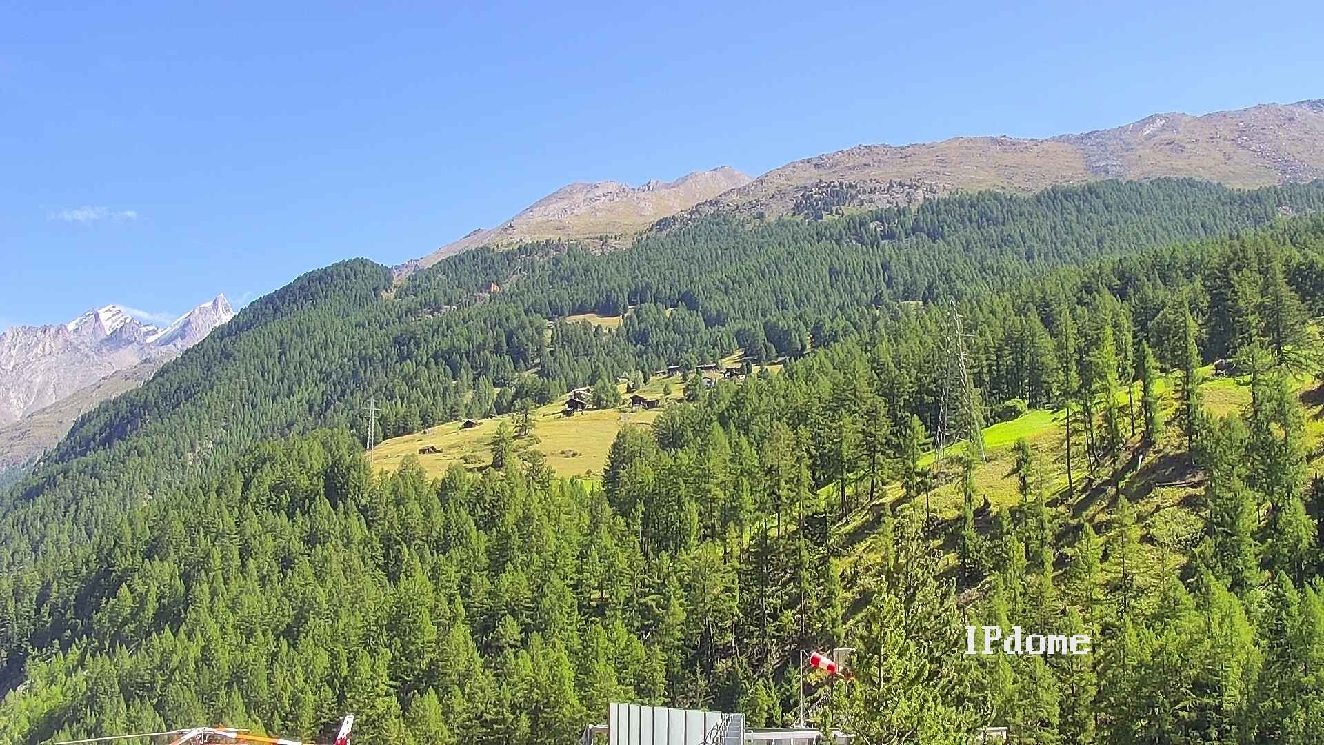 Archiv Foto Webcam Heliport Zermatt