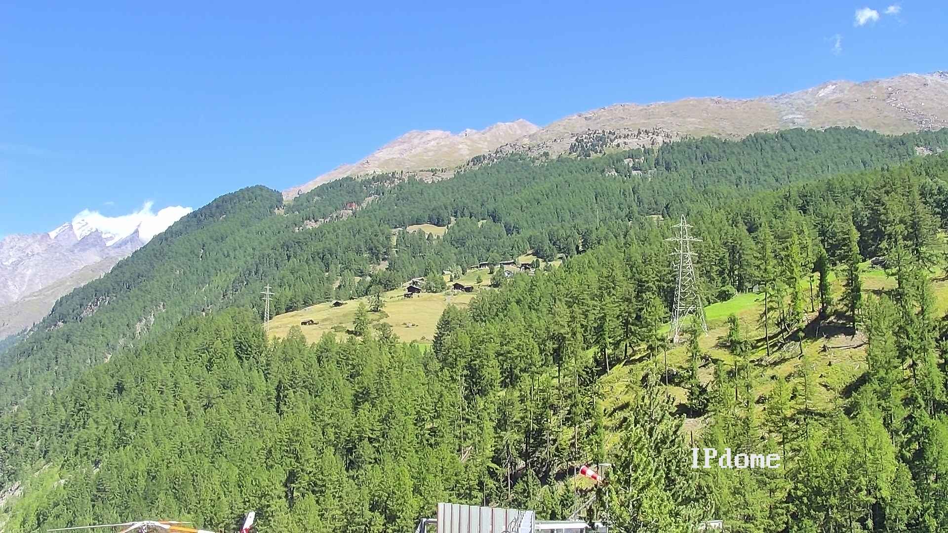 Archiv Foto Webcam Heliport Zermatt