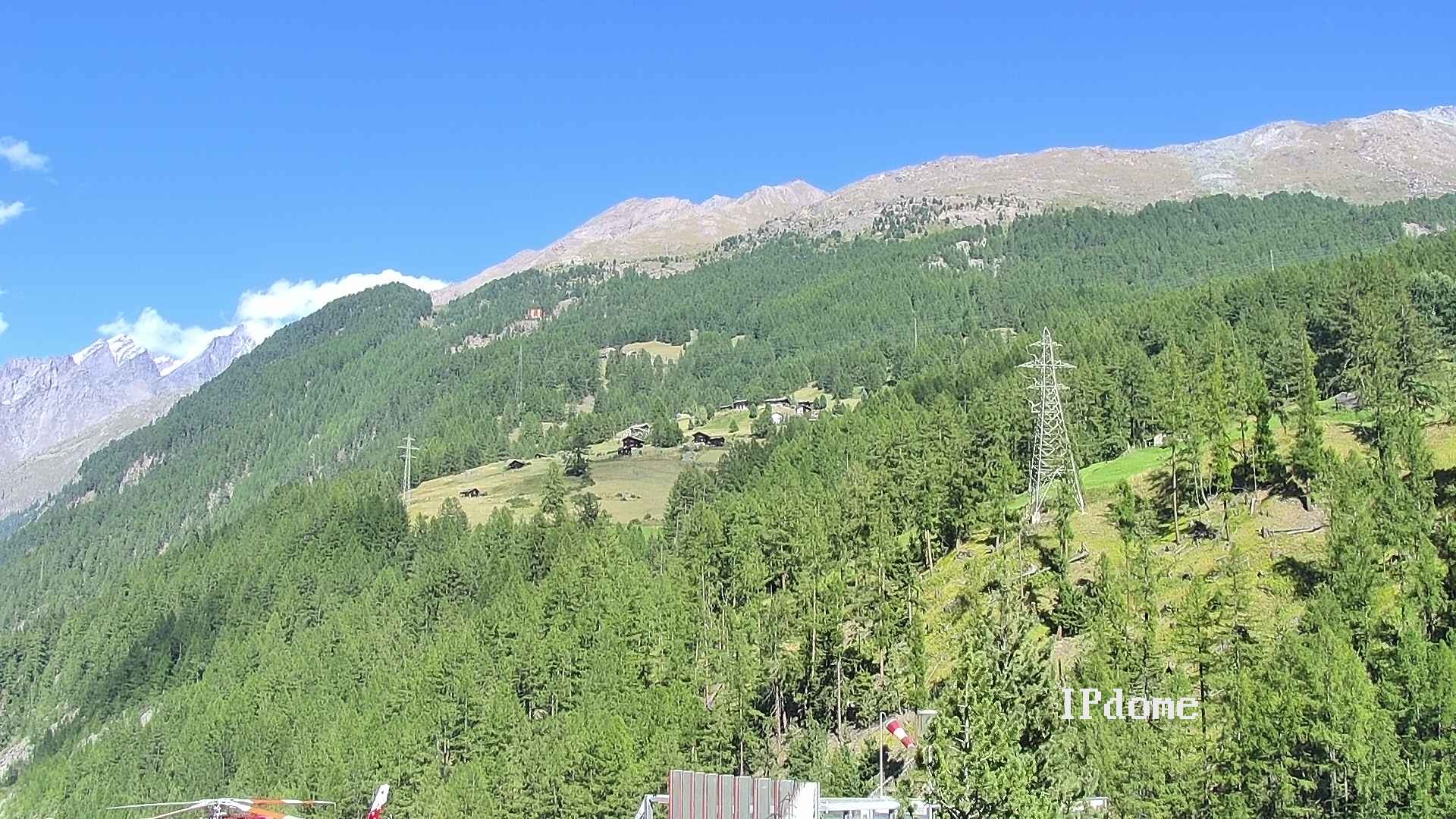 Archiv Foto Webcam Heliport Zermatt