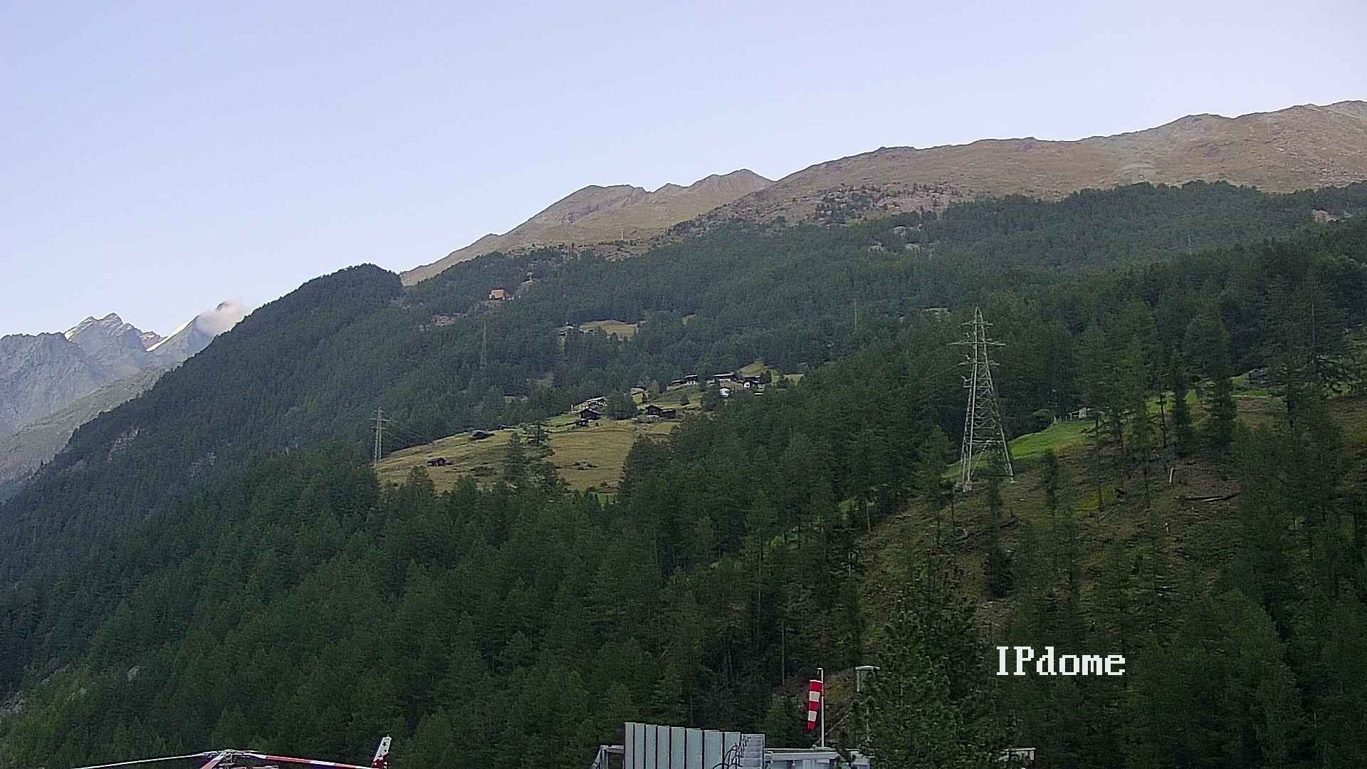Archiv Foto Webcam Heliport Zermatt