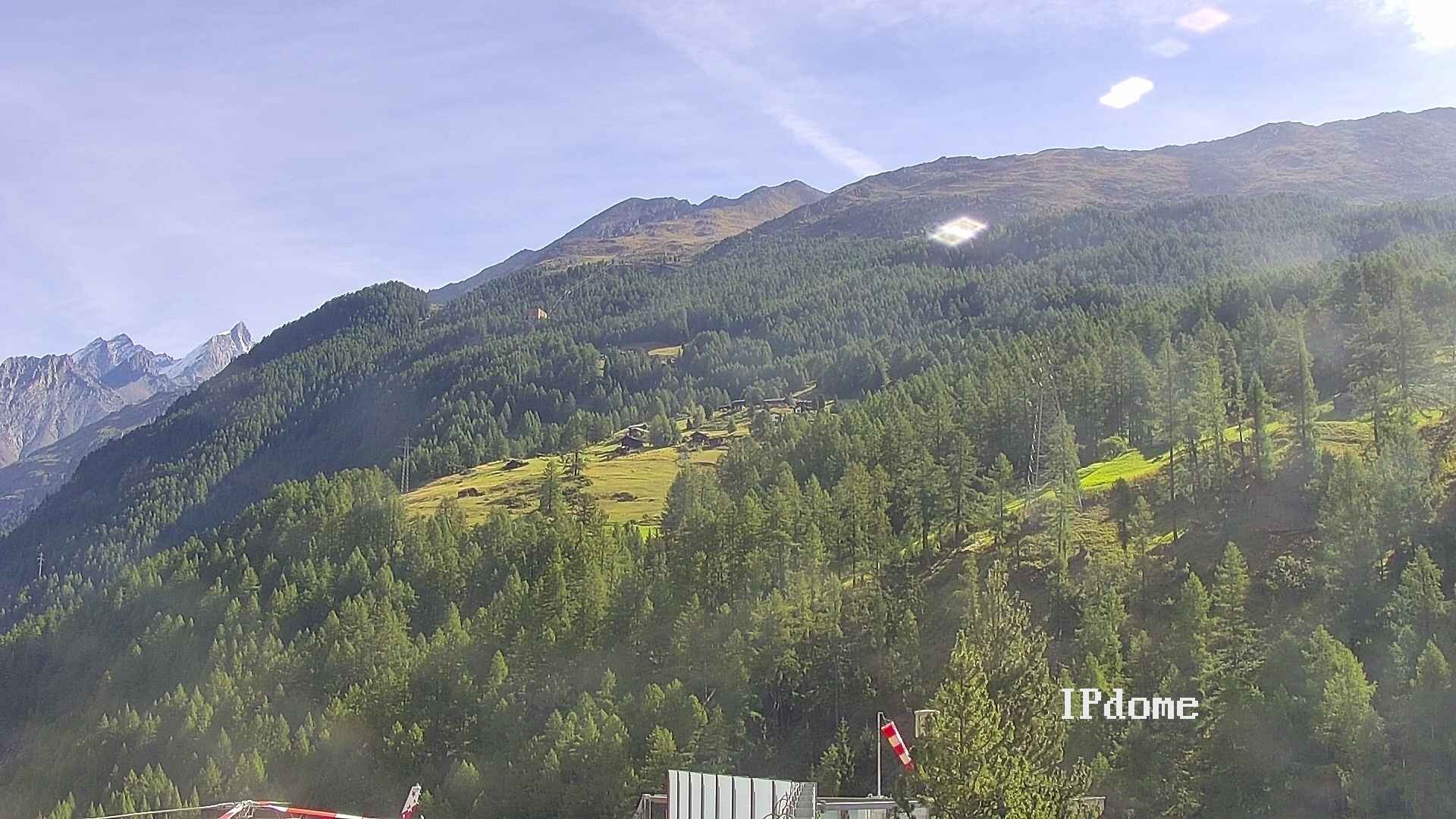 Archiv Foto Webcam Heliport Zermatt