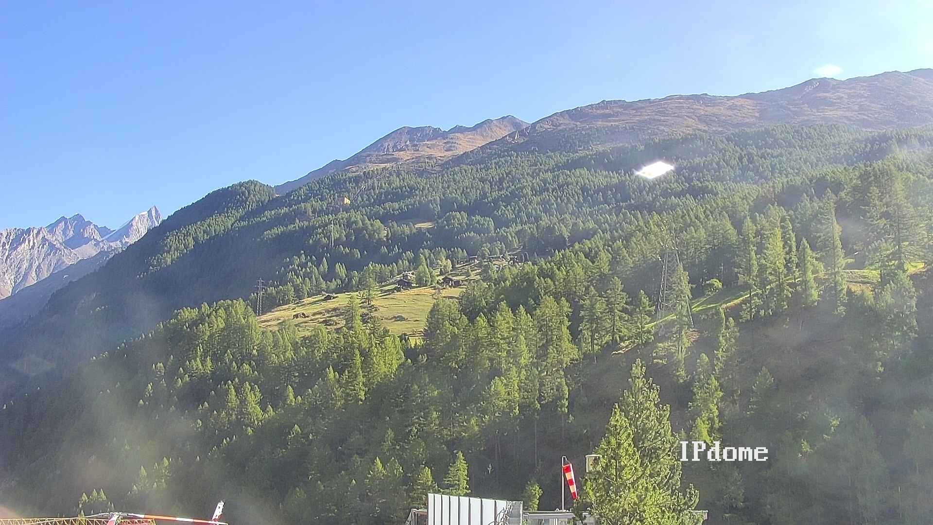 Archiv Foto Webcam Heliport Zermatt