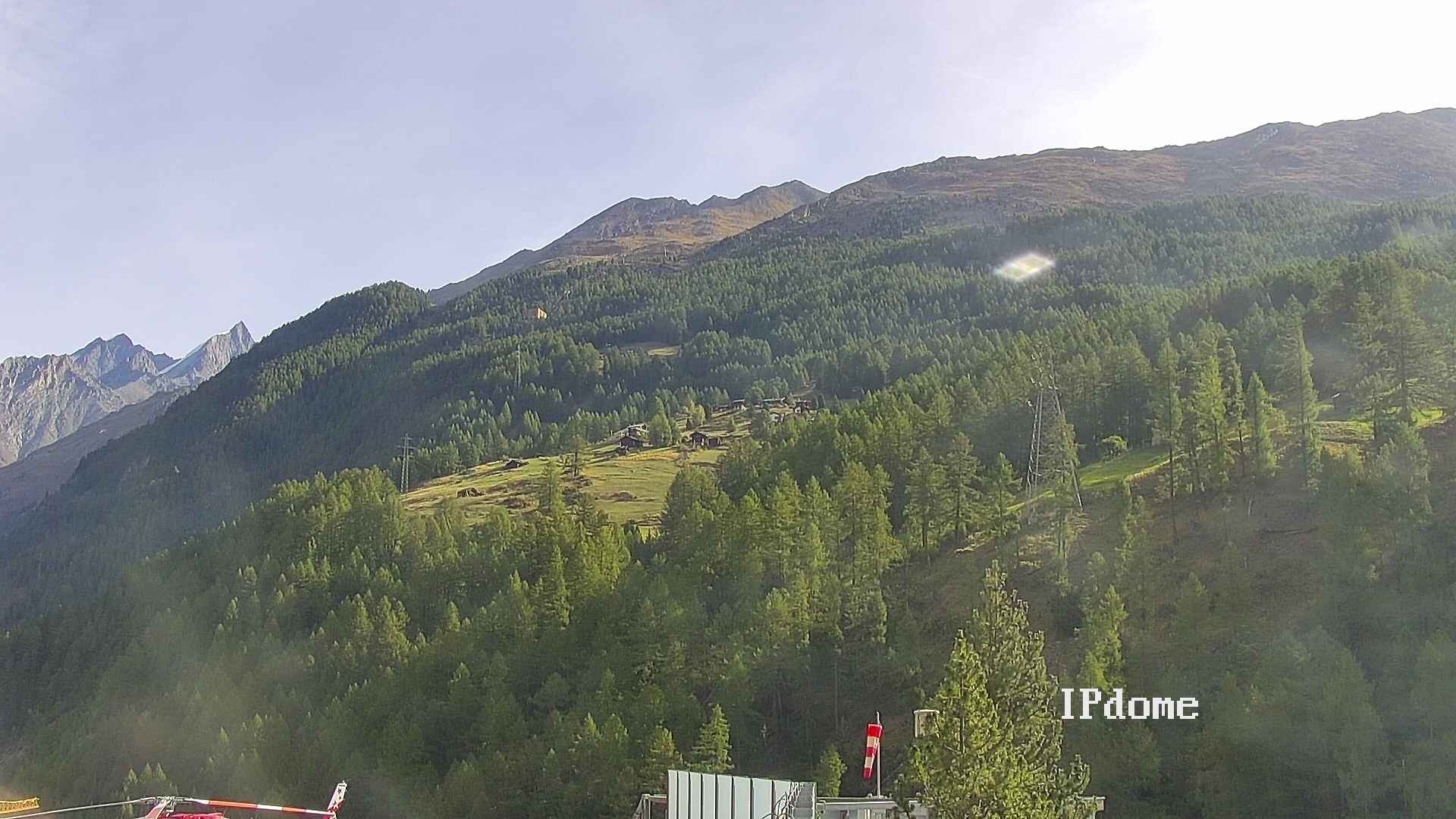 Archiv Foto Webcam Heliport Zermatt