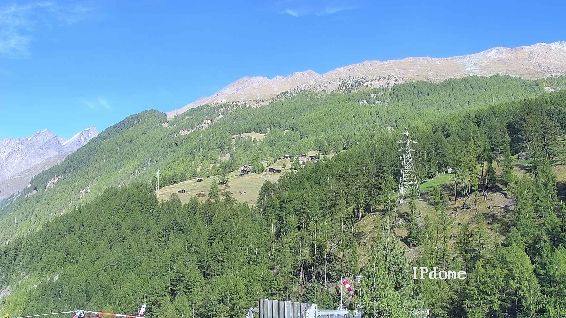 Archiv Foto Webcam Heliport Zermatt