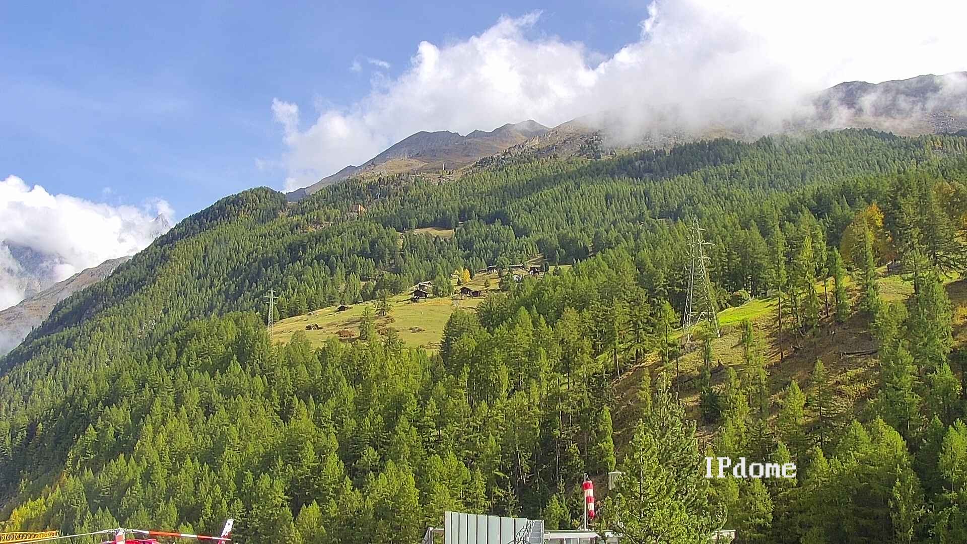 Archiv Foto Webcam Heliport Zermatt