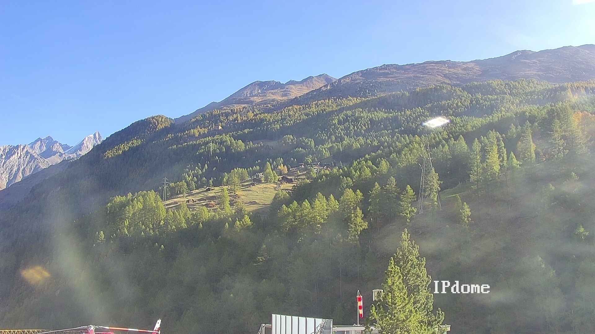 Archiv Foto Webcam Heliport Zermatt