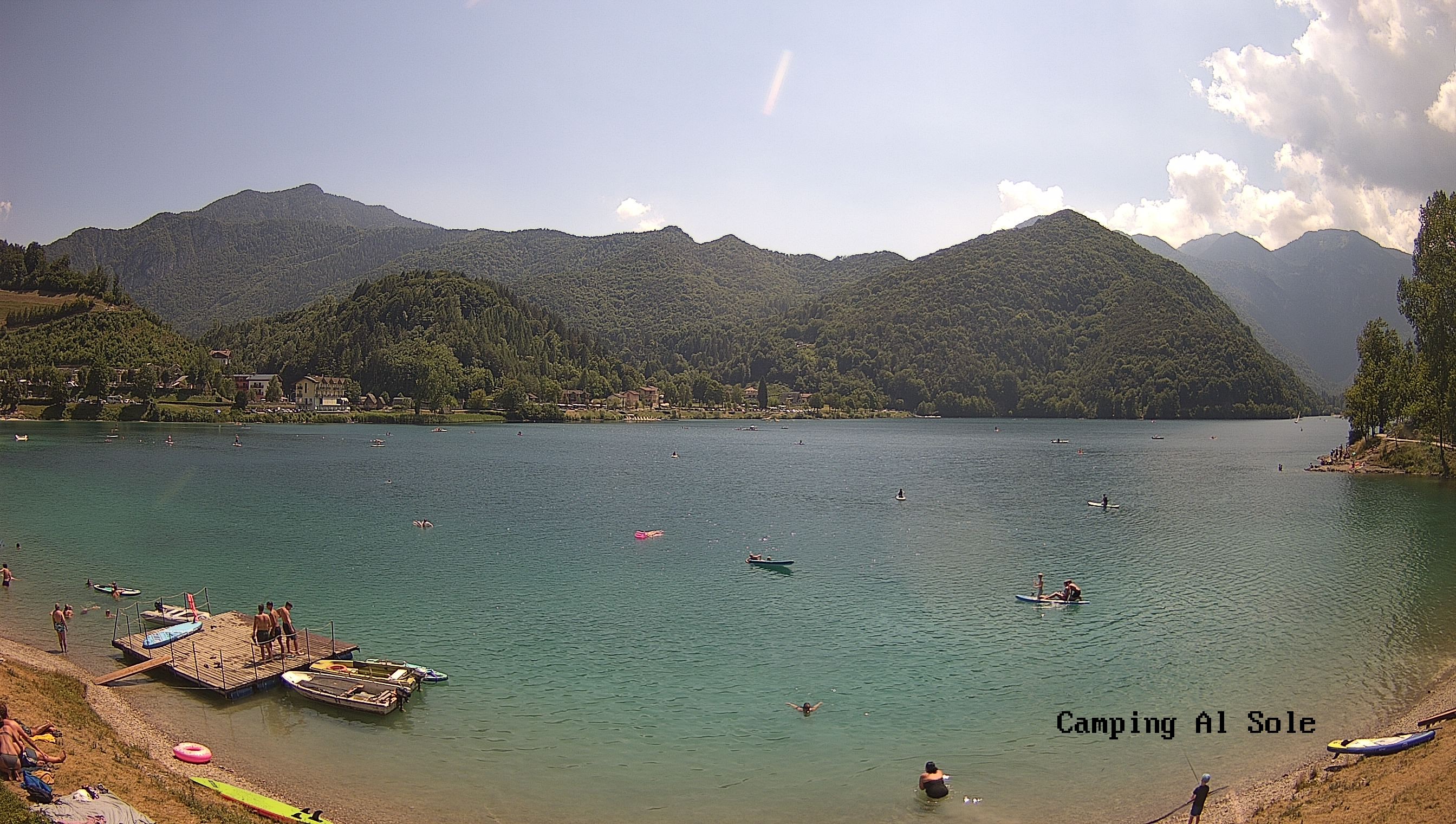 Archived image Webcam View at the Lago di Ledro