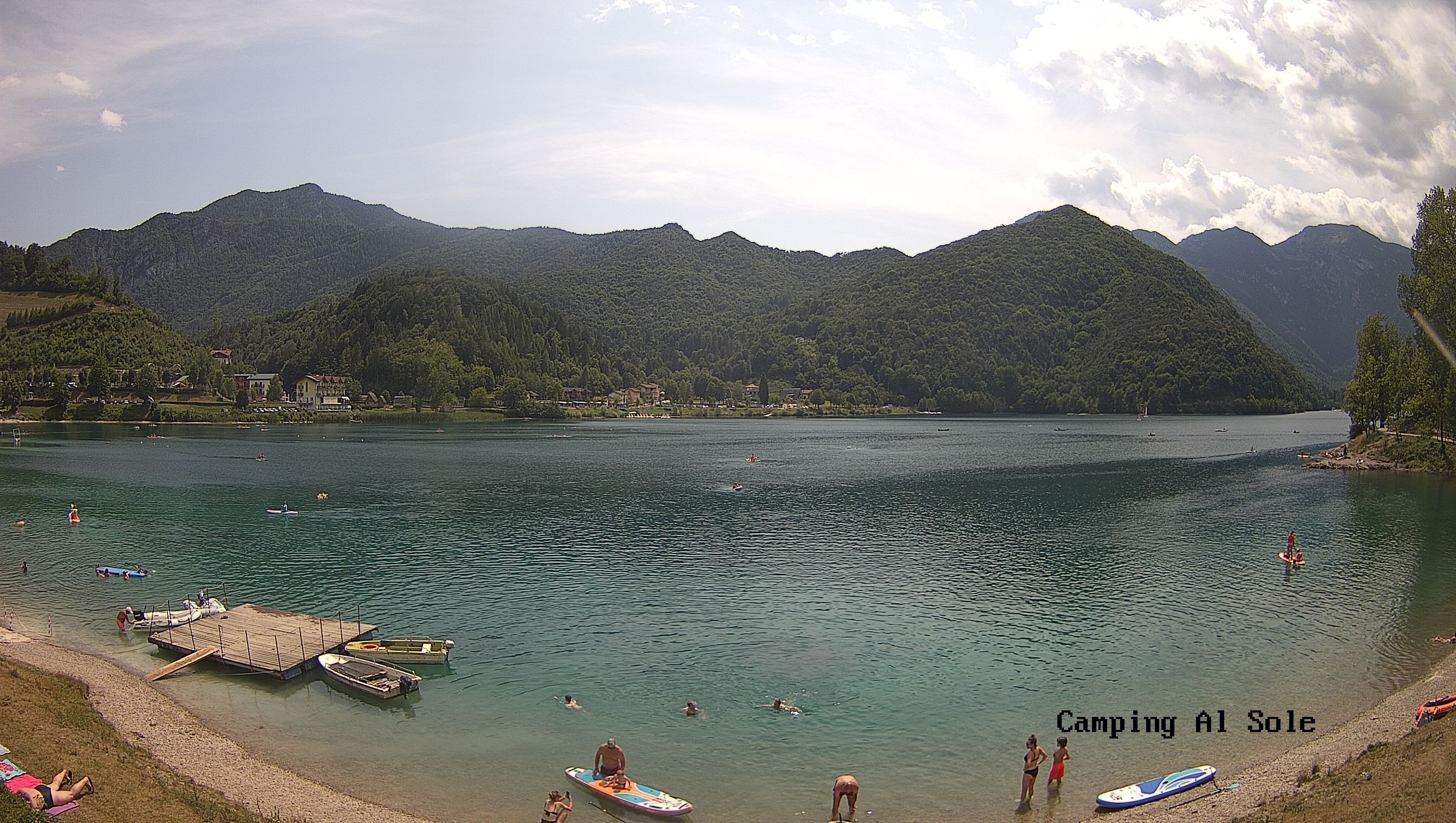 Archived image Webcam View at the Lago di Ledro