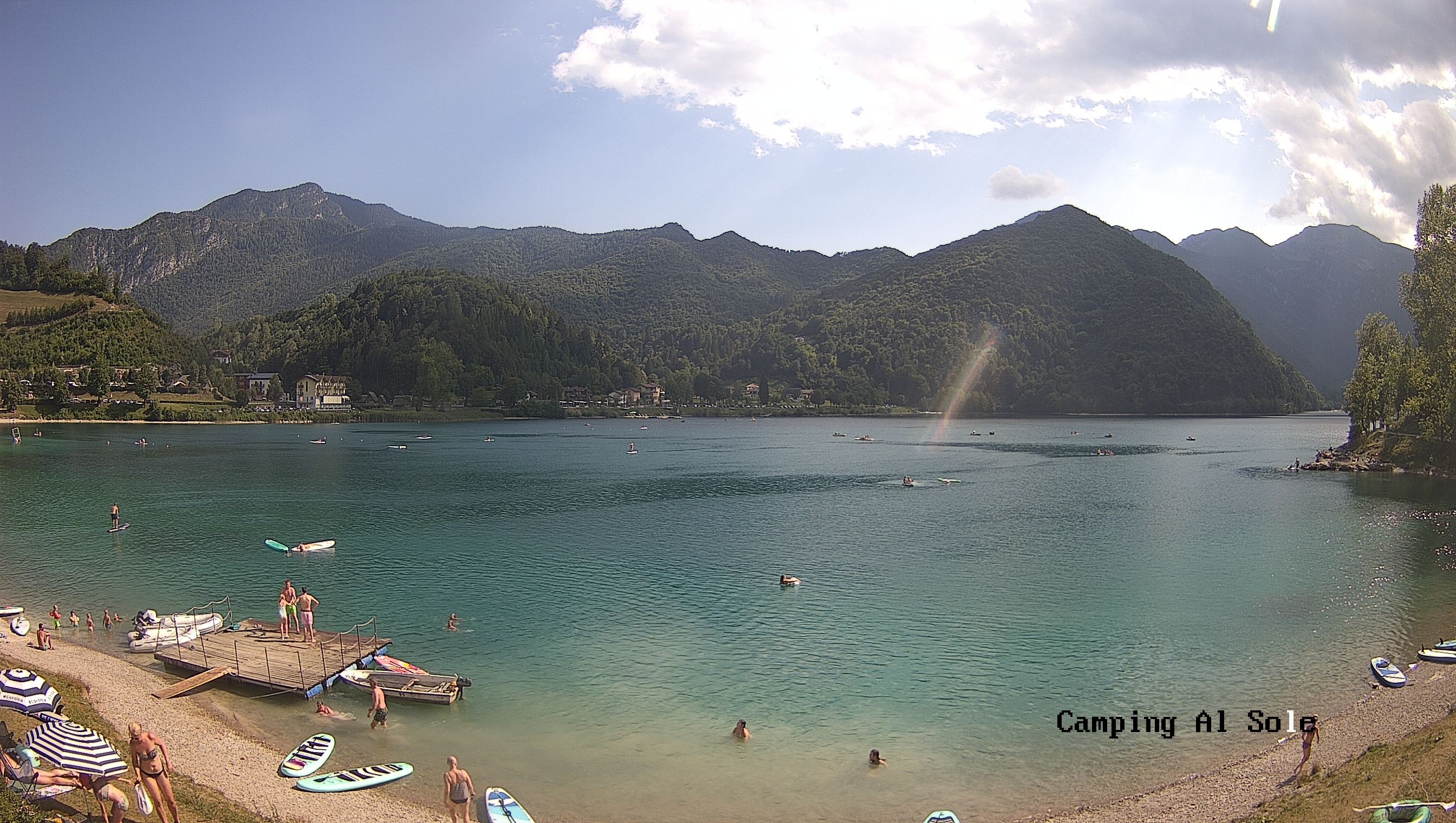 Archived image Webcam View at the Lago di Ledro