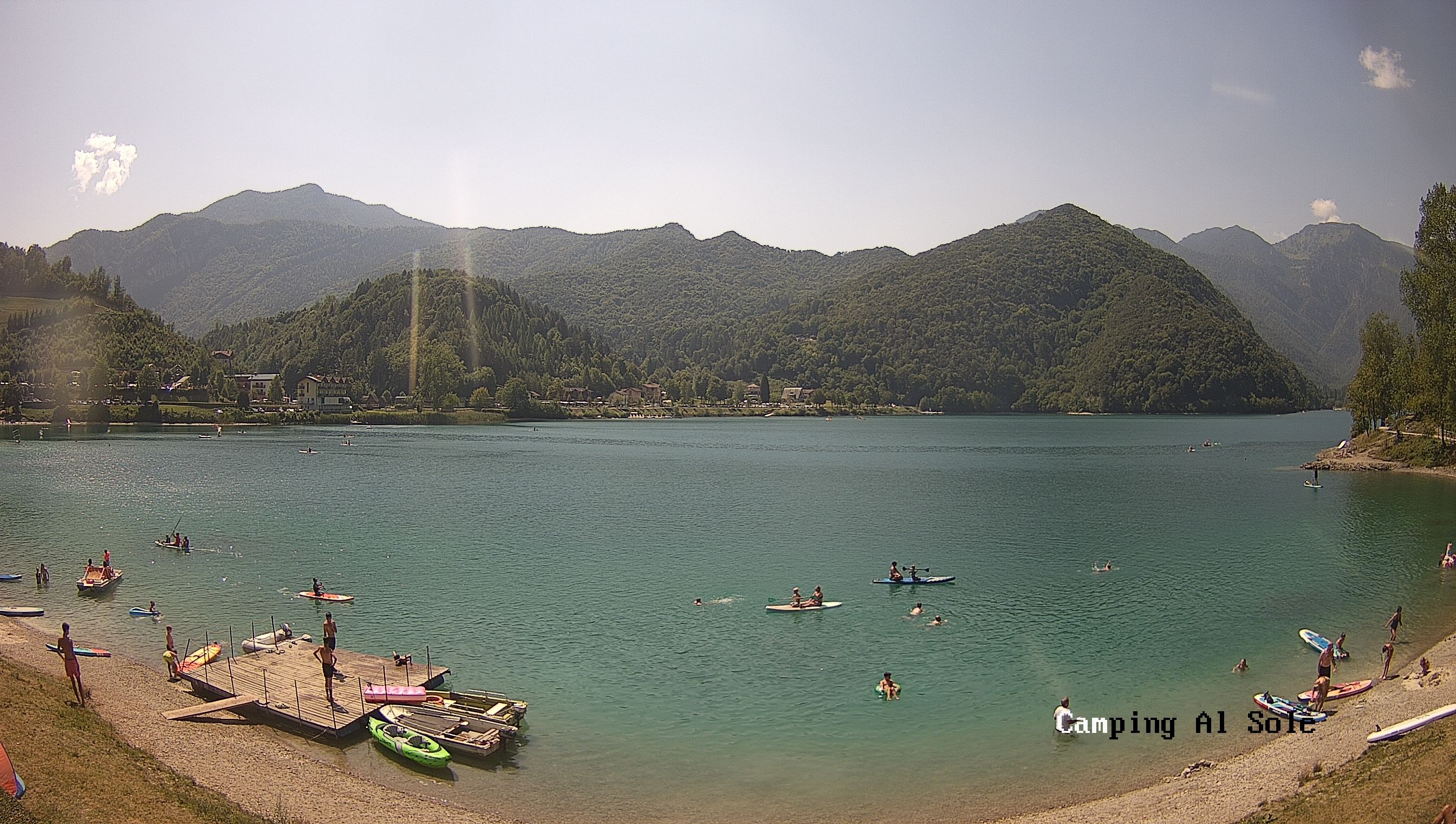 Archived image Webcam View at the Lago di Ledro