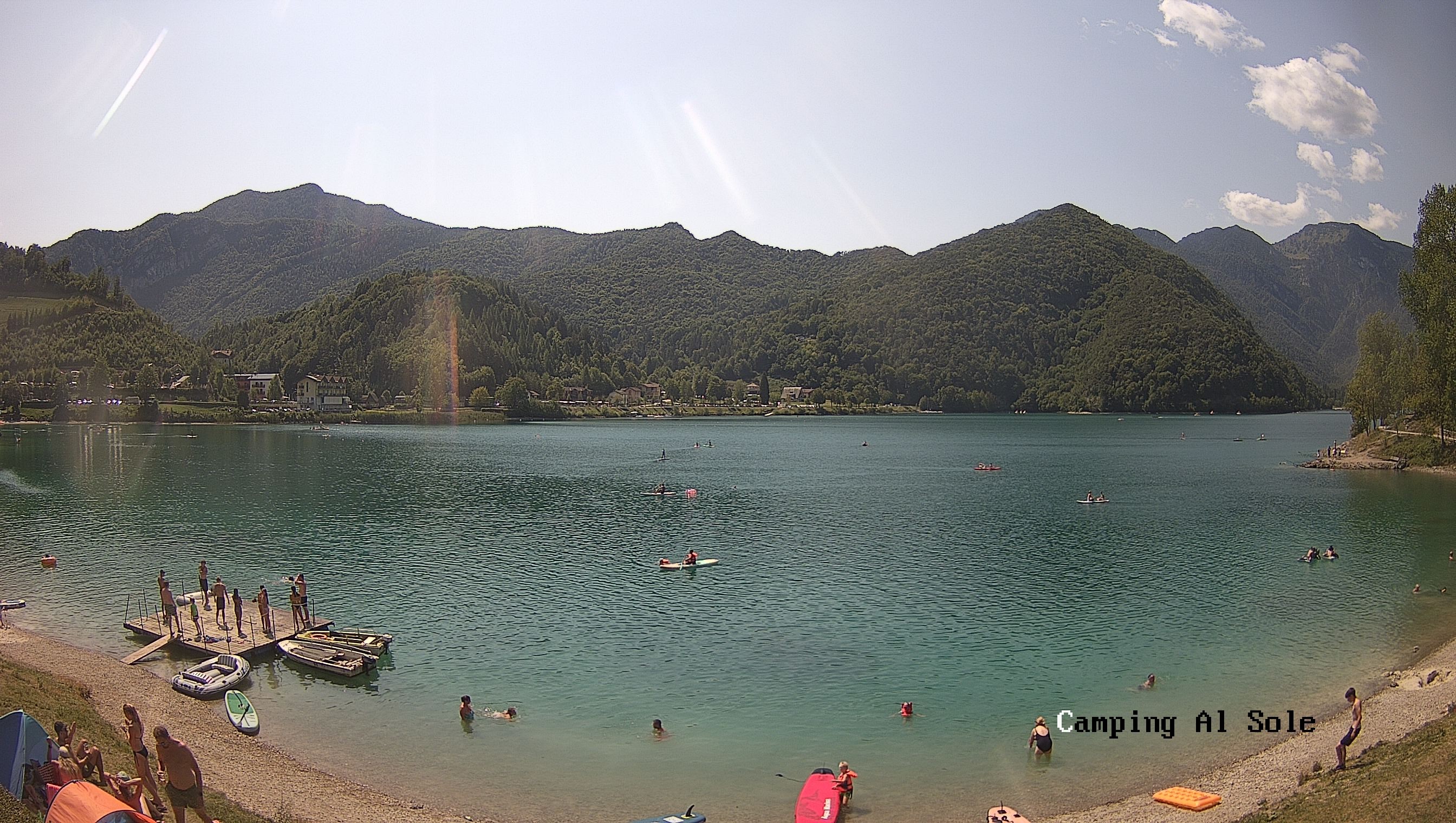 Archived image Webcam View at the Lago di Ledro