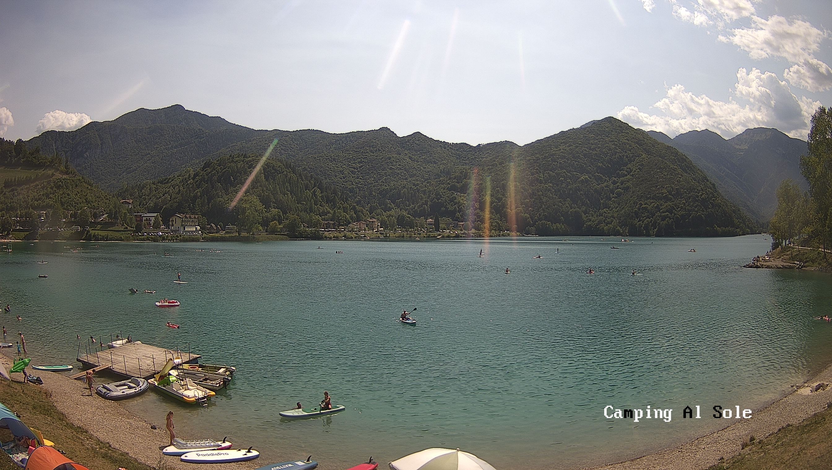 Archived image Webcam View at the Lago di Ledro
