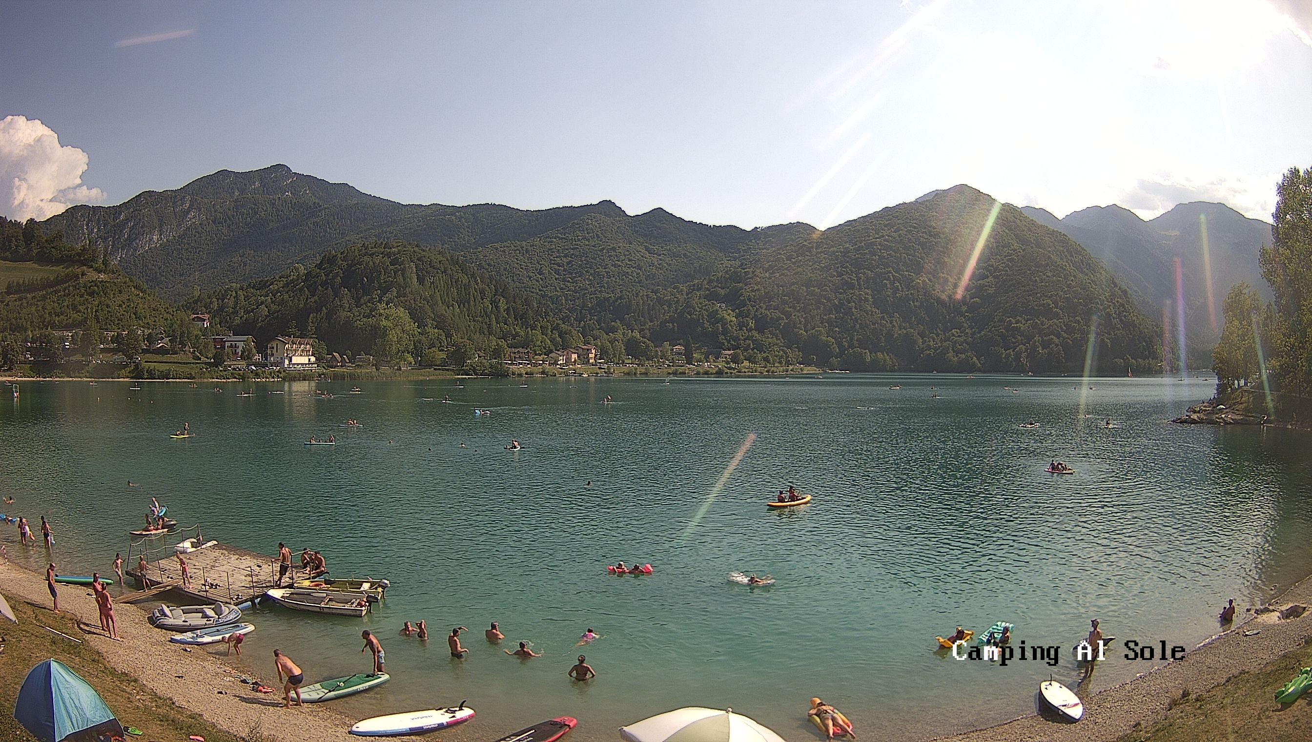 Archived image Webcam View at the Lago di Ledro