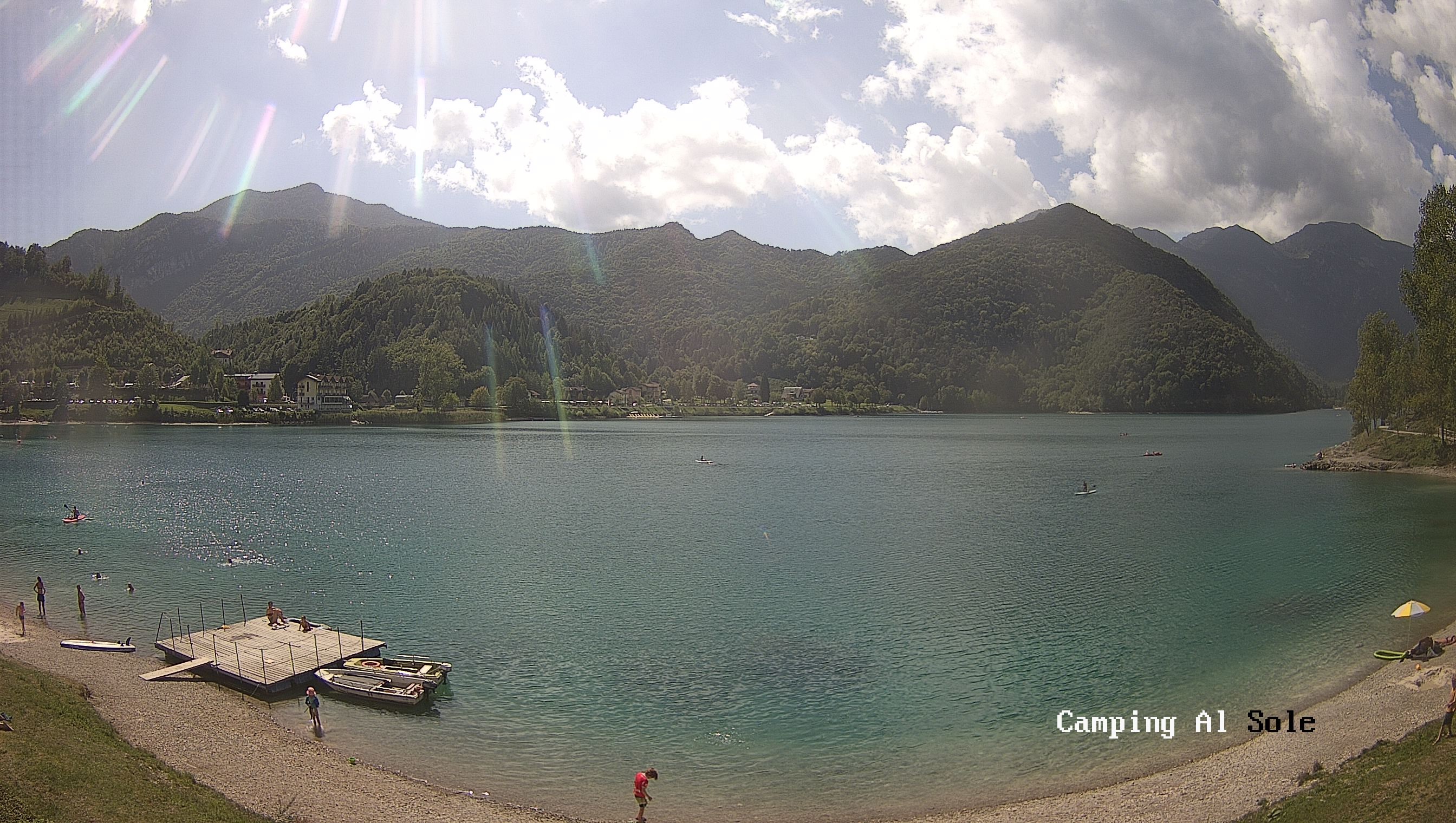 Archived image Webcam View at the Lago di Ledro