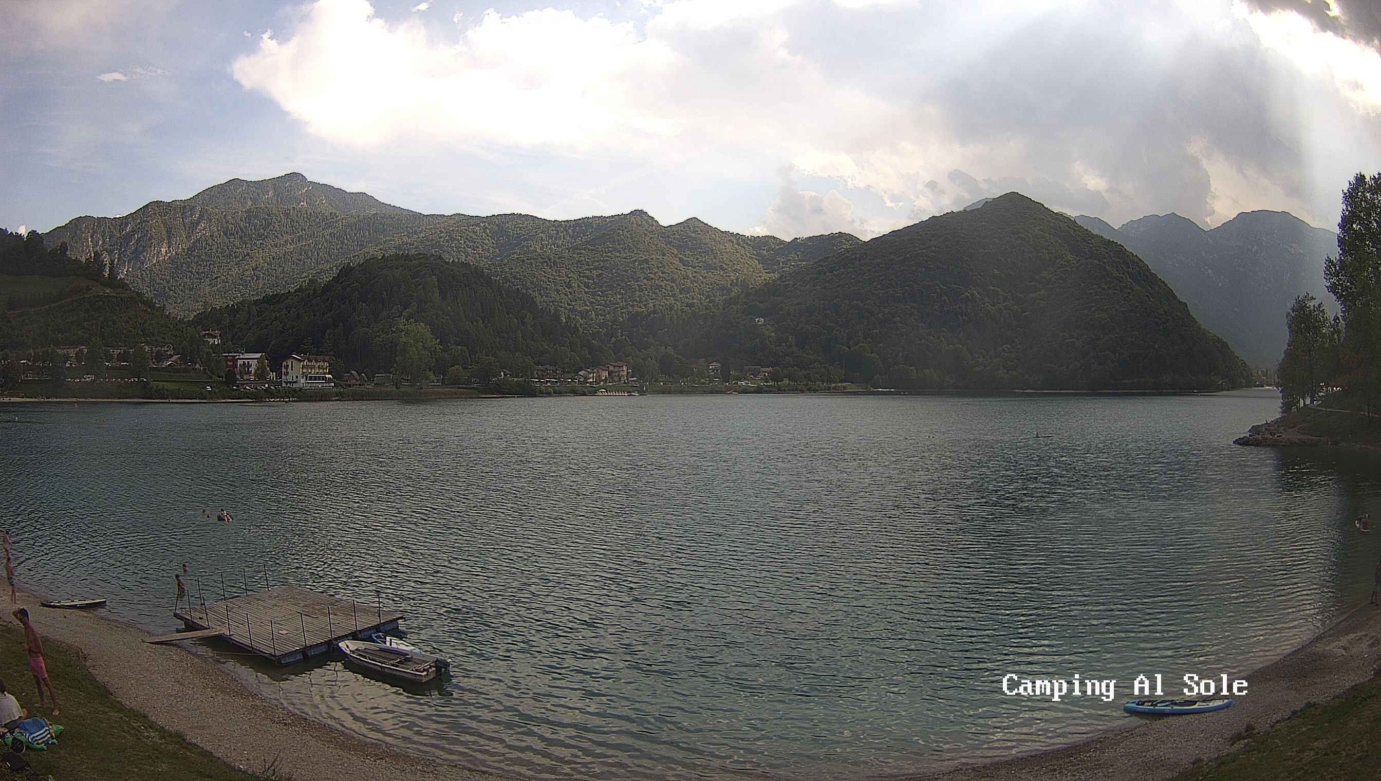 Archived image Webcam View at the Lago di Ledro