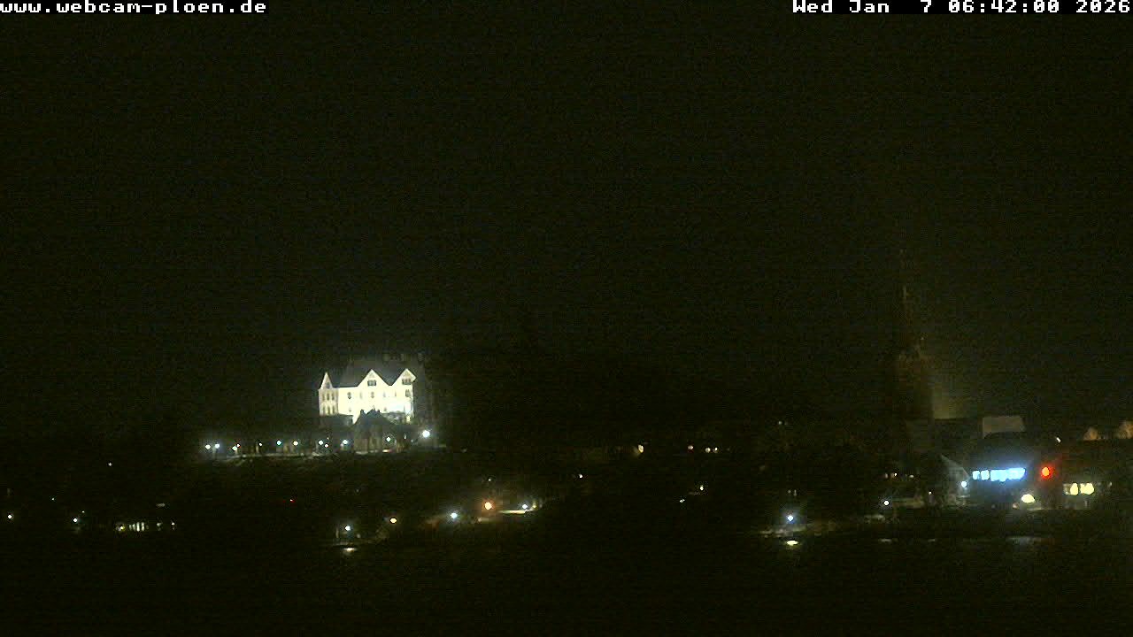 Archiv Foto Webcam Großer Plöner See - Schloss Plön