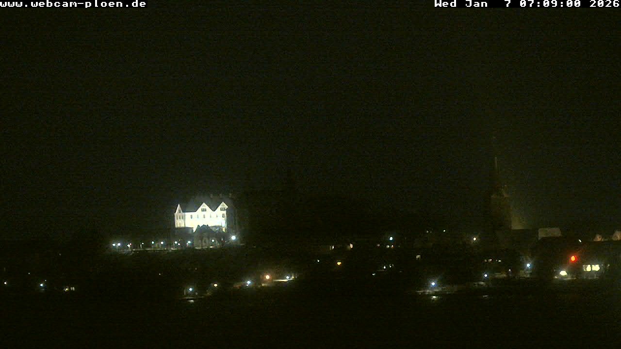 Archiv Foto Webcam Großer Plöner See - Schloss Plön