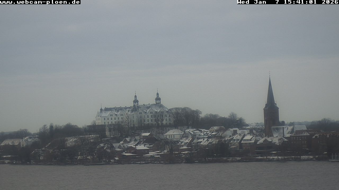 Archiv Foto Webcam Großer Plöner See - Schloss Plön