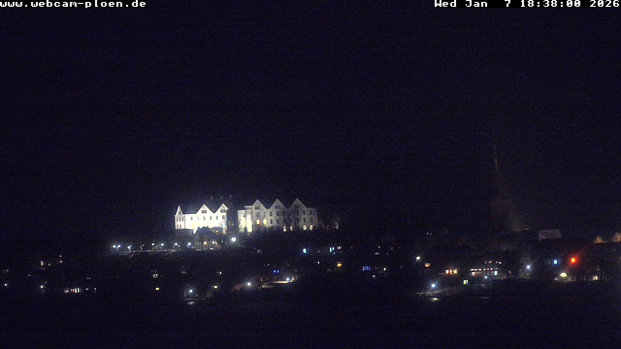 Archiv Foto Webcam Großer Plöner See - Schloss Plön