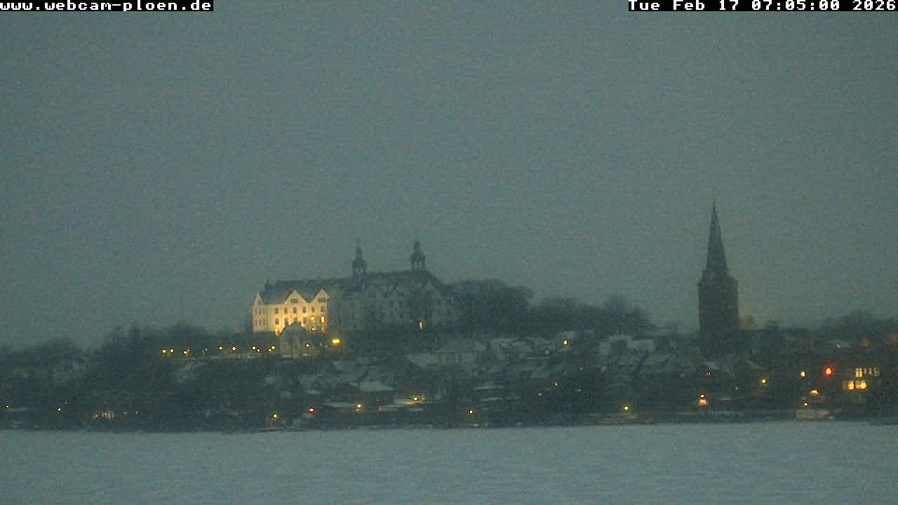 Archiv Foto Webcam Großer Plöner See - Schloss Plön
