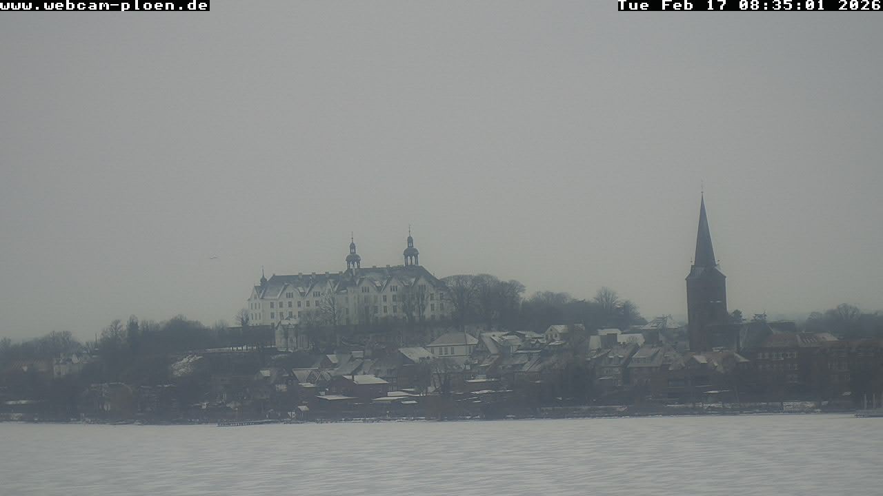 Archiv Foto Webcam Großer Plöner See - Schloss Plön