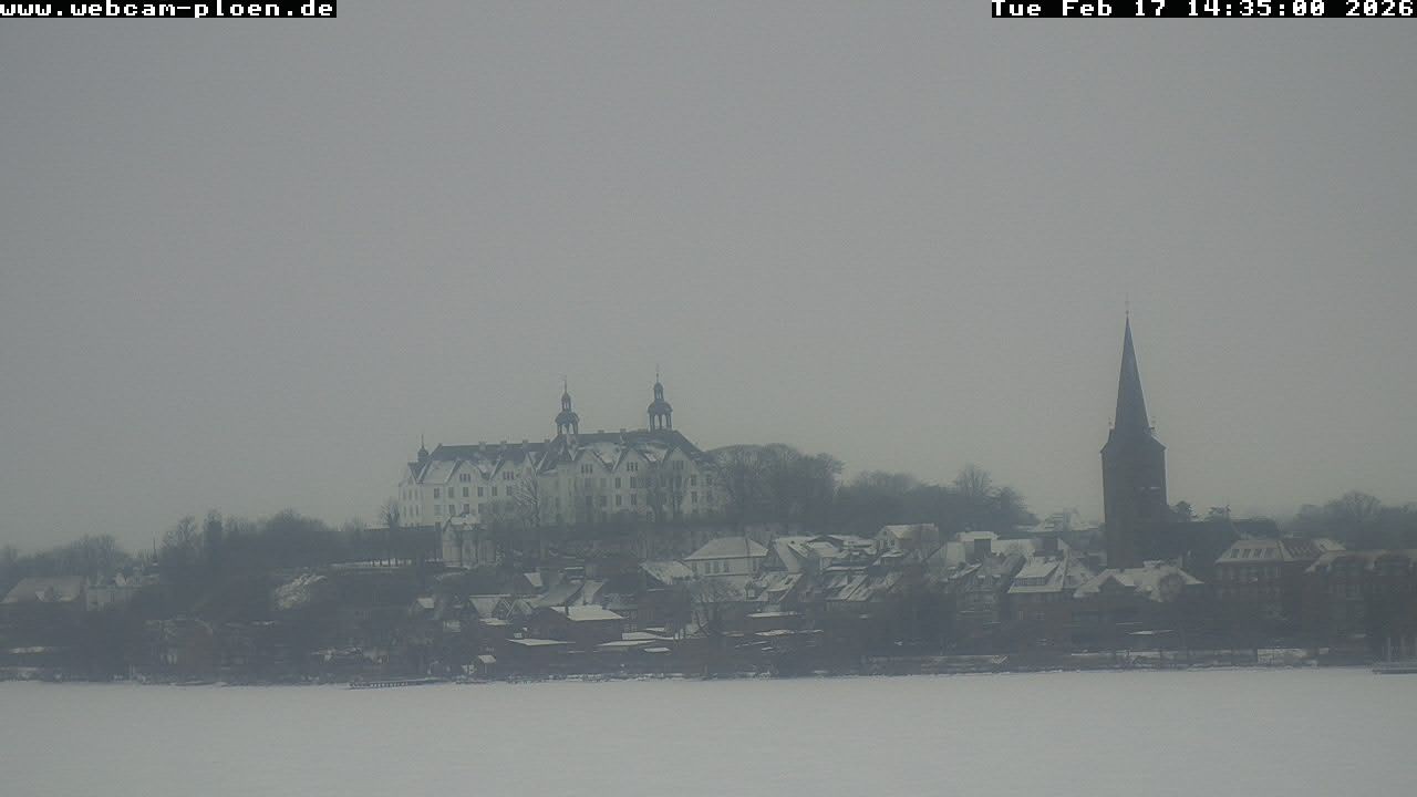 Archiv Foto Webcam Großer Plöner See - Schloss Plön