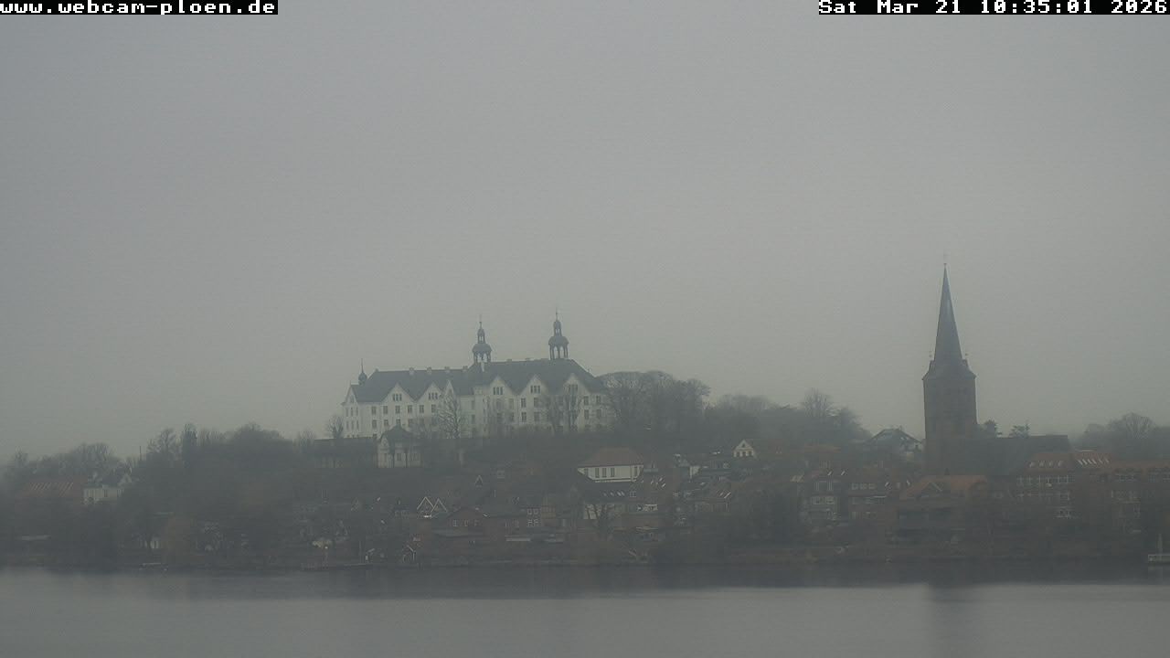Archiv Foto Webcam Großer Plöner See - Schloss Plön