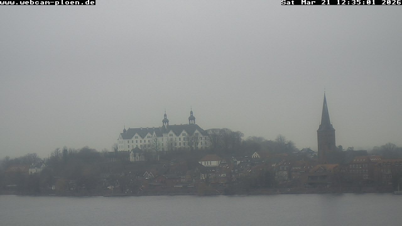 Archiv Foto Webcam Großer Plöner See - Schloss Plön