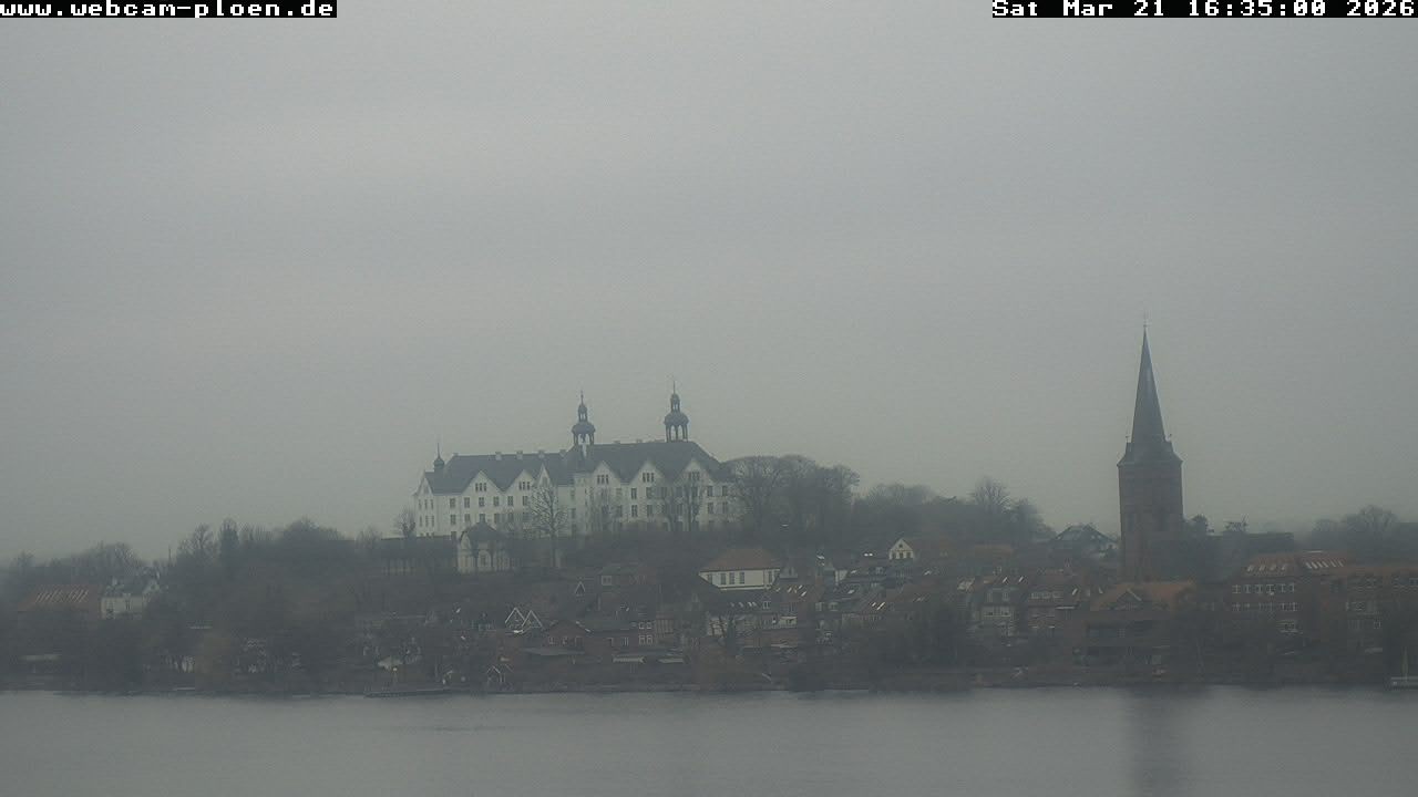 Archiv Foto Webcam Großer Plöner See - Schloss Plön