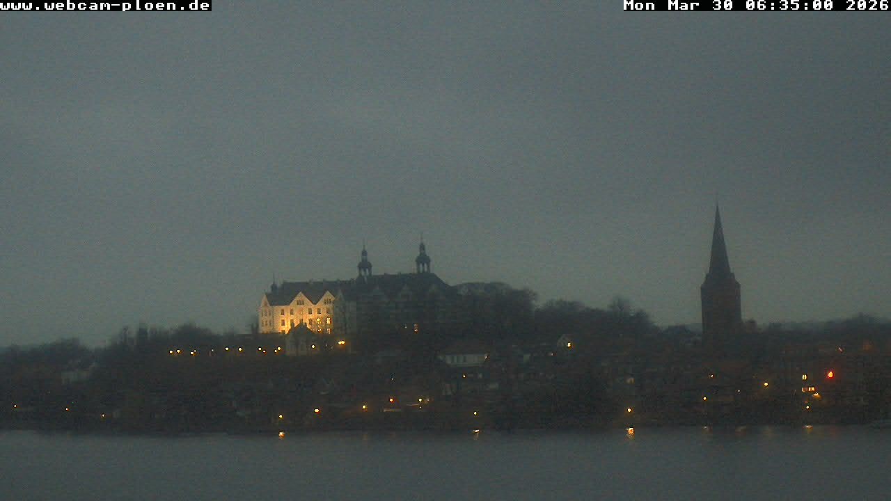 Archiv Foto Webcam Großer Plöner See - Schloss Plön