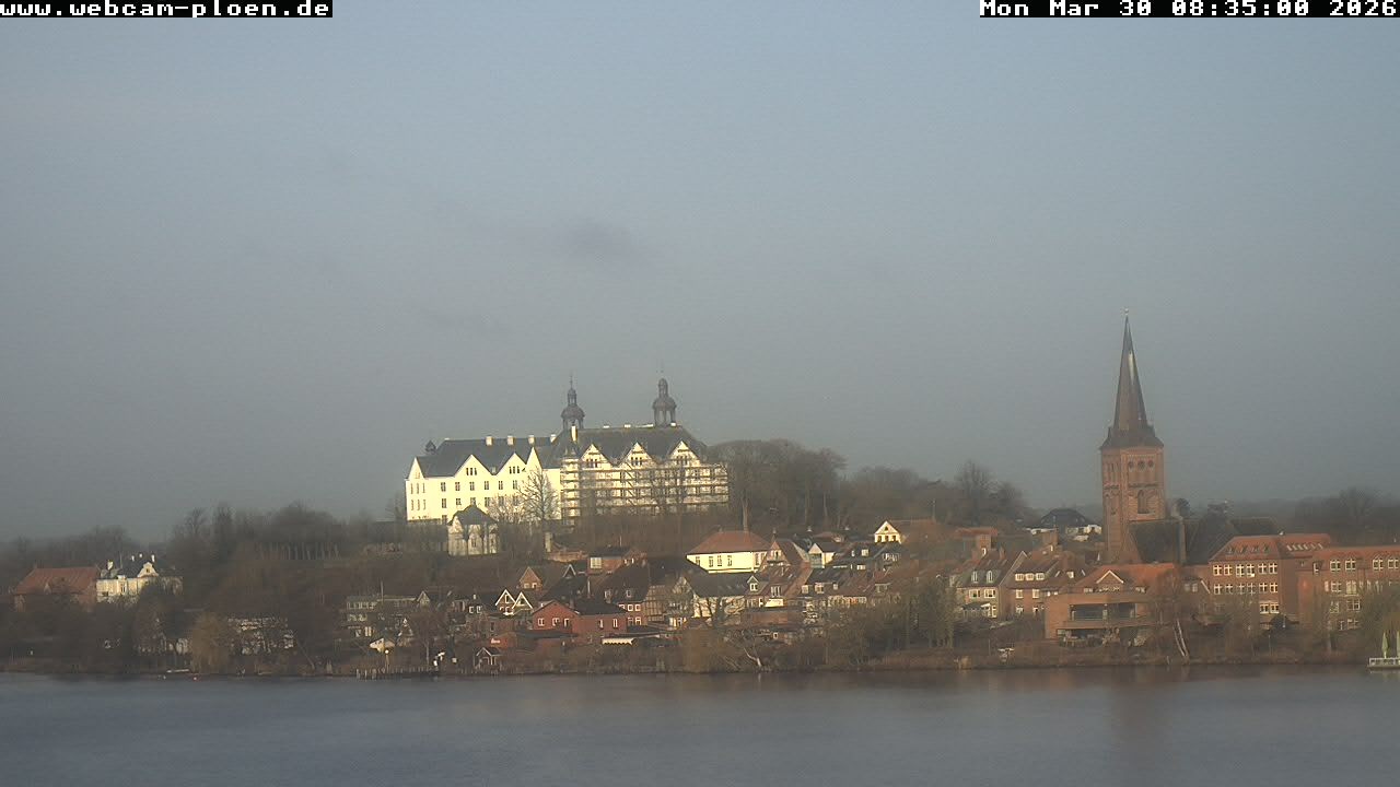Archiv Foto Webcam Großer Plöner See - Schloss Plön