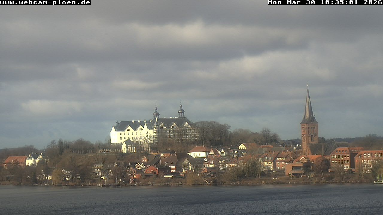 Archiv Foto Webcam Großer Plöner See - Schloss Plön