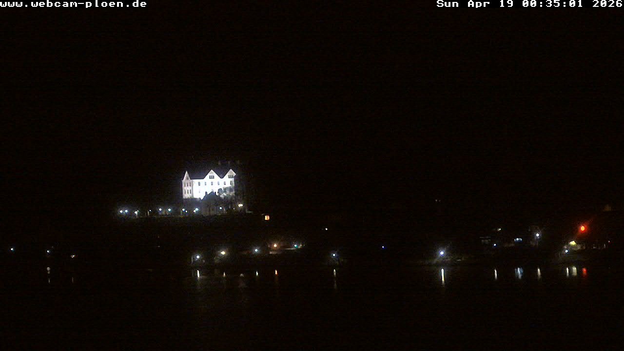 Archiv Foto Webcam Großer Plöner See - Schloss Plön