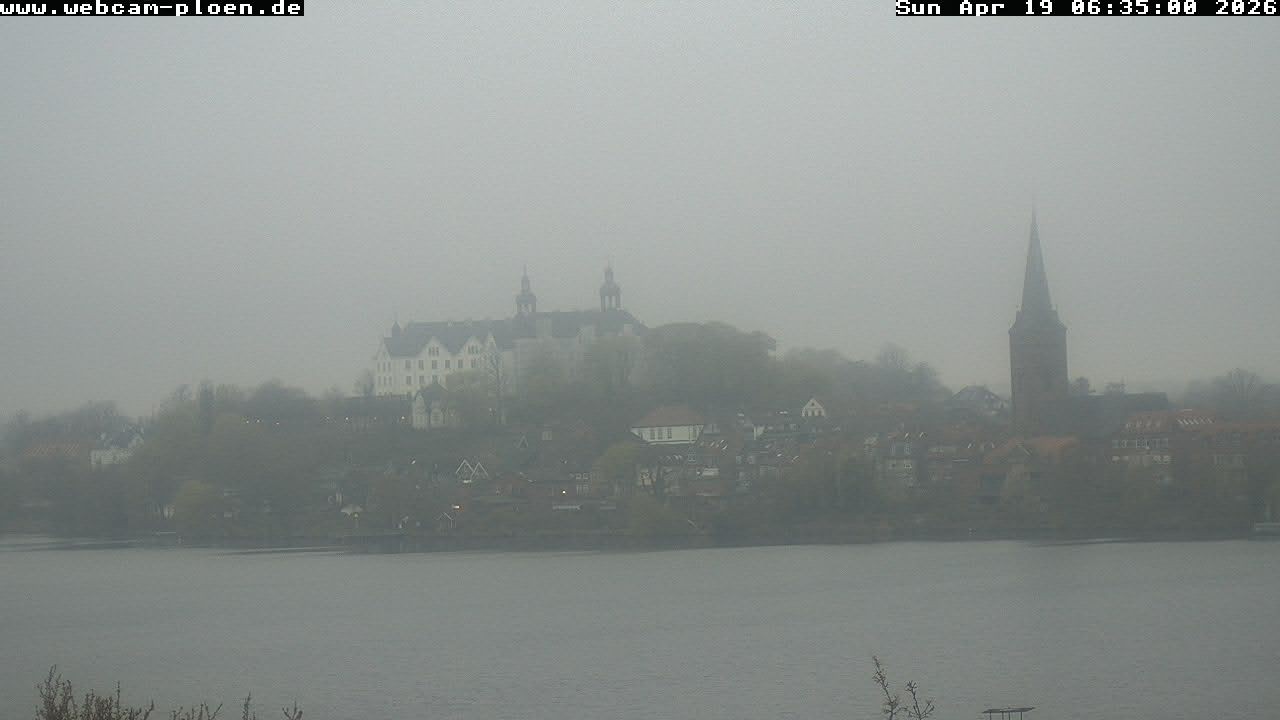 Archiv Foto Webcam Großer Plöner See - Schloss Plön