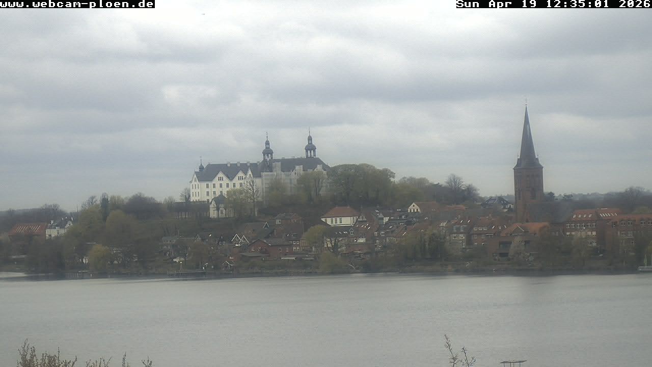 Archiv Foto Webcam Großer Plöner See - Schloss Plön