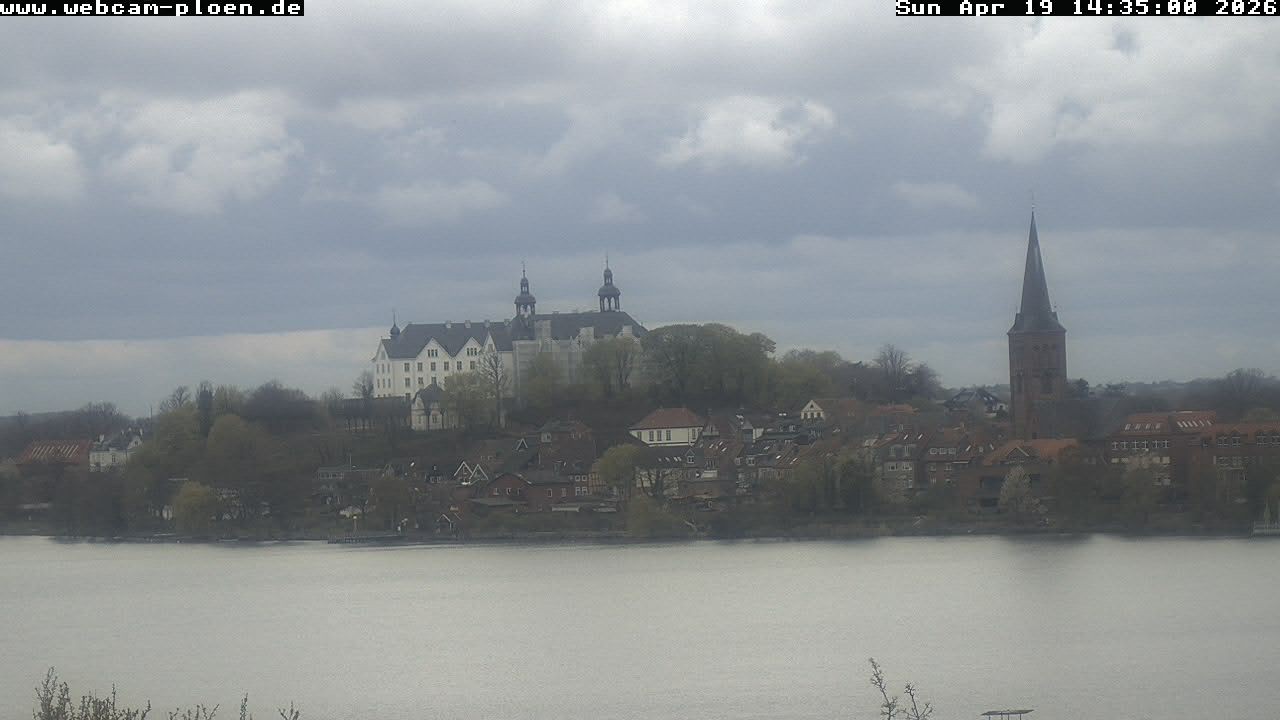 Archiv Foto Webcam Großer Plöner See - Schloss Plön