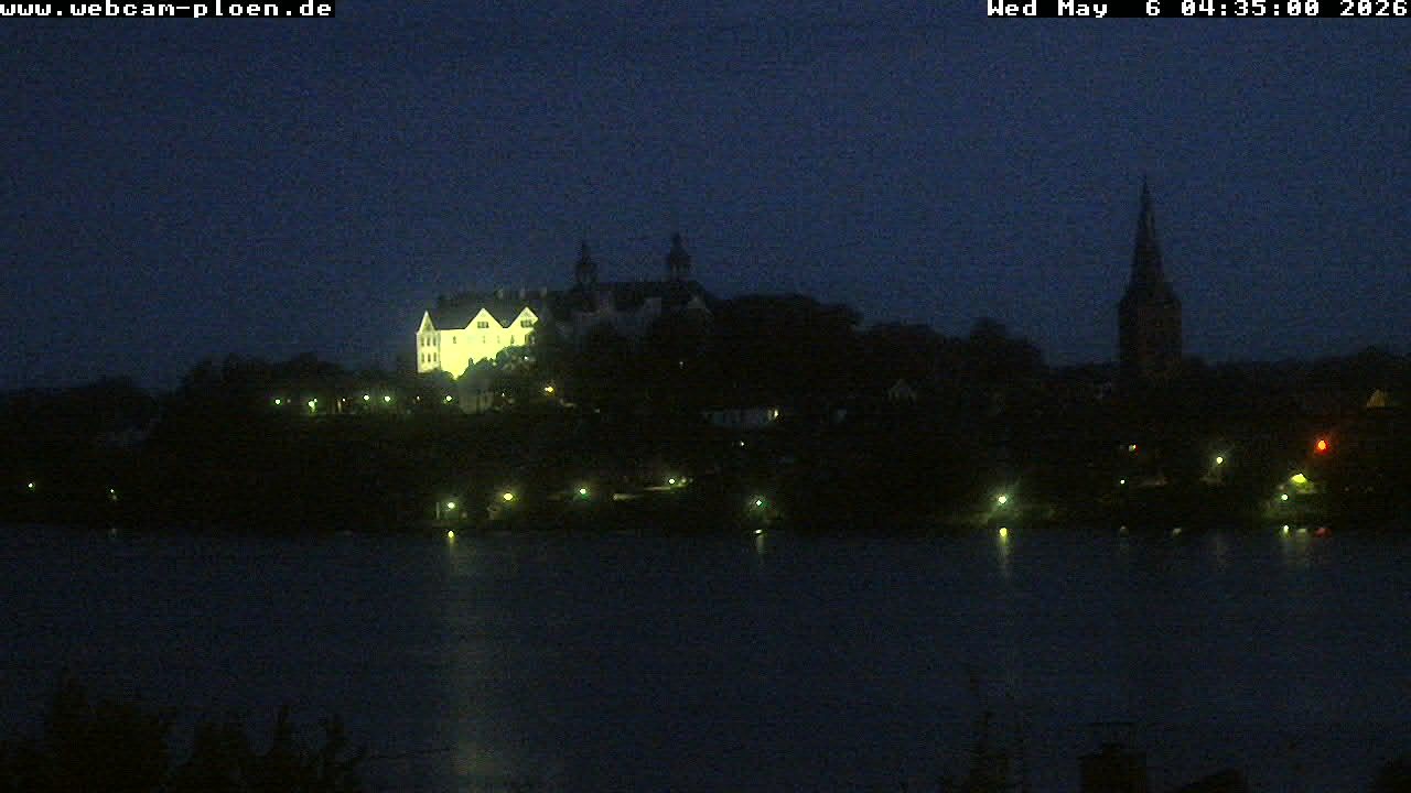 Archiv Foto Webcam Großer Plöner See - Schloss Plön