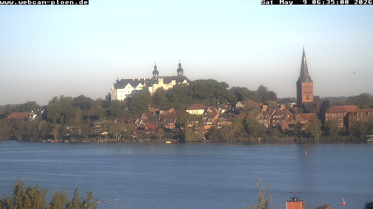 Archiv Foto Webcam Großer Plöner See - Schloss Plön