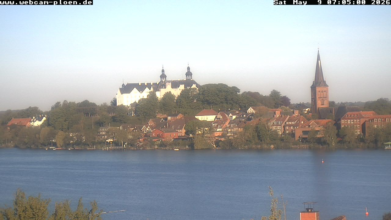 Archiv Foto Webcam Großer Plöner See - Schloss Plön