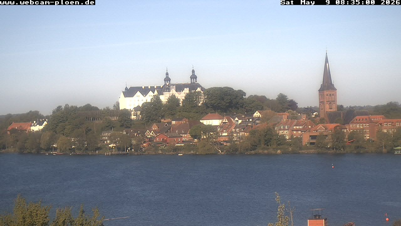 Archiv Foto Webcam Großer Plöner See - Schloss Plön