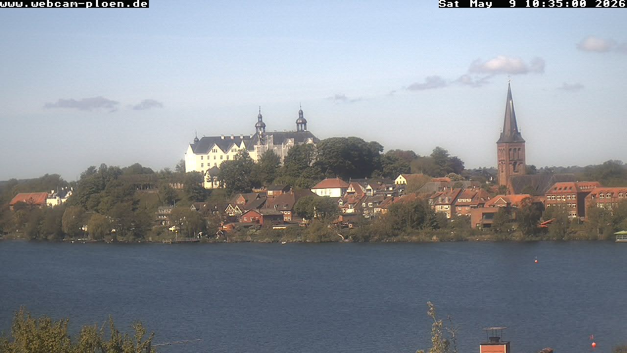 Archiv Foto Webcam Großer Plöner See - Schloss Plön
