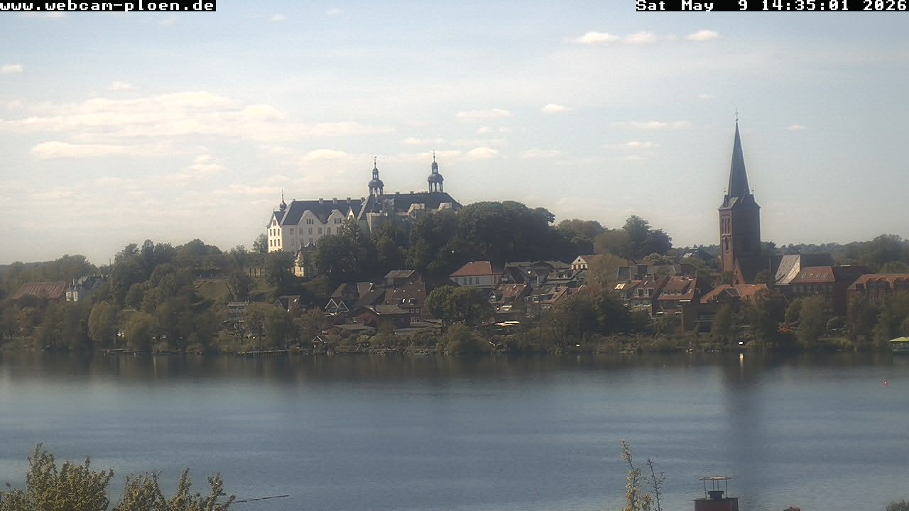 Archiv Foto Webcam Großer Plöner See - Schloss Plön