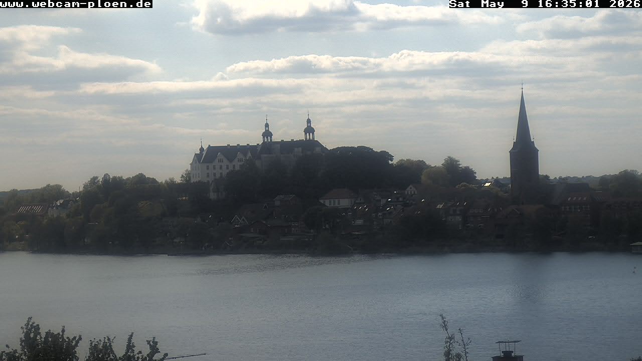 Archiv Foto Webcam Großer Plöner See - Schloss Plön