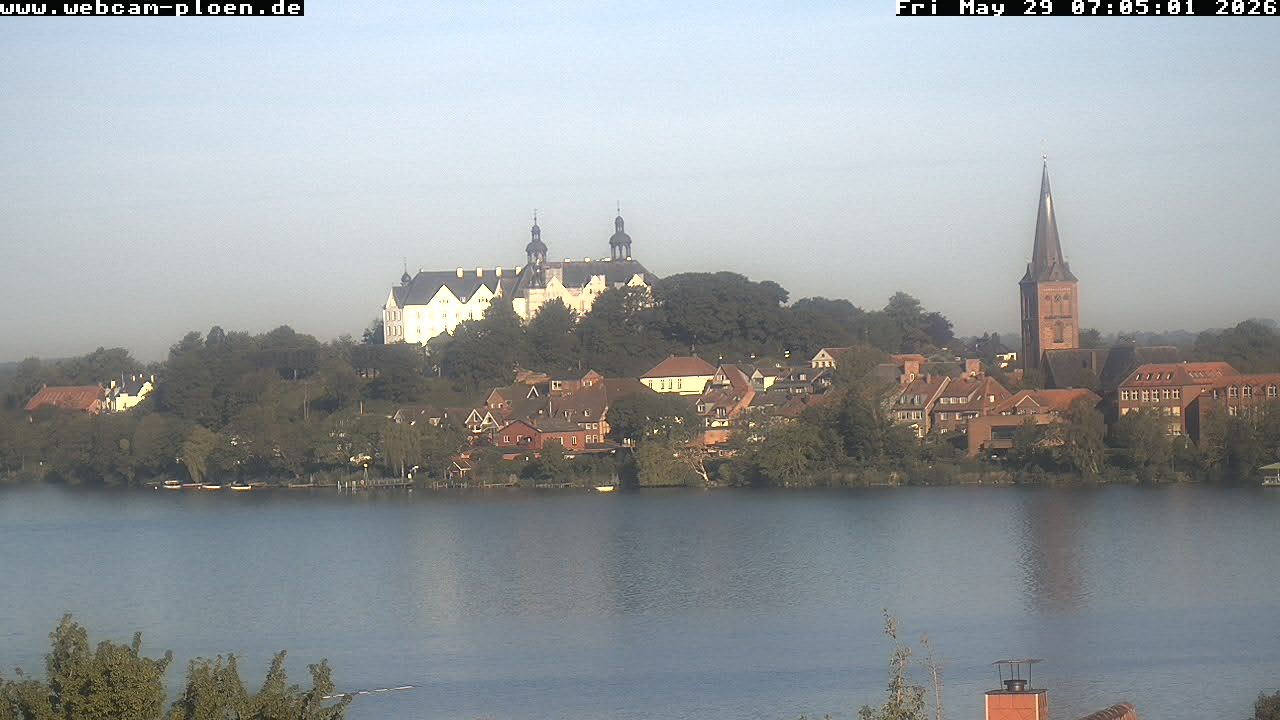 Archiv Foto Webcam Großer Plöner See - Schloss Plön